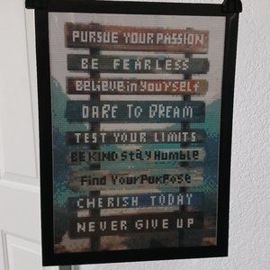 Diamond painting pursue dreams